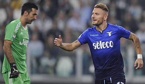 Trifft Lazios Ciro Immobile erneut gegen Juventus Turin?