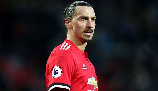 Zlatan Ibrahimovic im Trikot von Manchester United