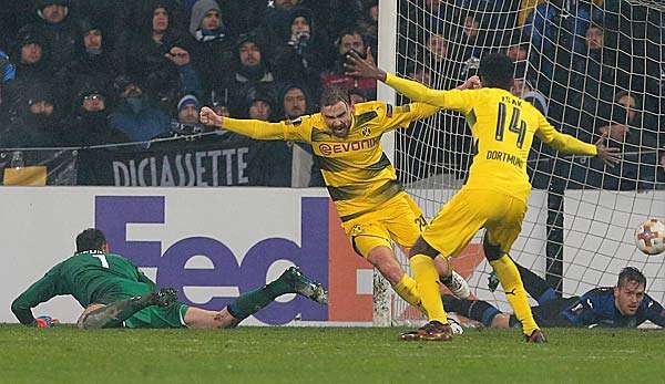 Marcel Schmelzer sicherte dem BVB den Einzug ins Achtelfinale.