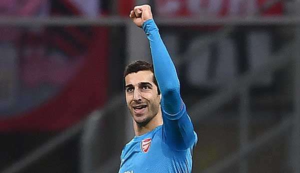 Henrikh Mkhitaryan traf für den FC Arsenal in der Europa League.