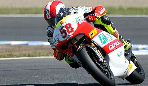 Marco Simoncelli ist in dieser Klasse der Titelverteidiger
