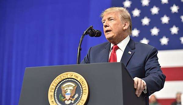 Donald Trump hat den scheinbaren weltpolitischen Erfolg der Olympischen Winterspiele in Pyeongchang sich selbst zugeschrieben.