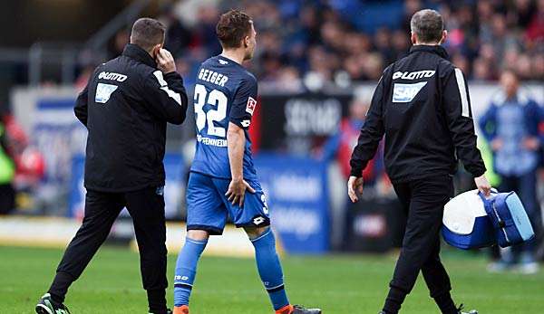 Rückschlag für die TSG Hoffenheim: Dennis Geiger fällt bis zum Saisonende aus.