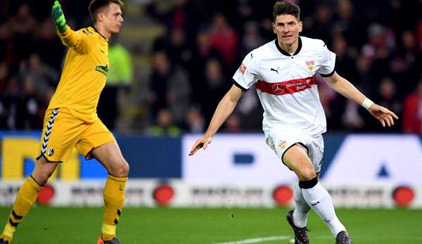 Mario Gomez traf gegen den SC Freiburg doppelt.