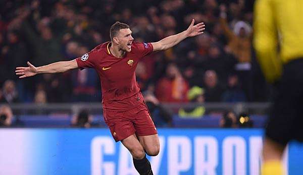 Edin Dzeko hat mit seiner Roma den Sprung ins Champions-League-Viertelfinale geschafft.