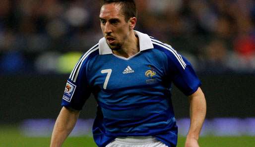 Frank Ribery wurde 2006 Vize-Weltmeister mit Frankreich