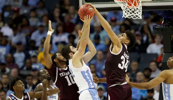 Die North Carolina Tar Heels scheiterten an Texas.