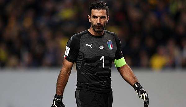 Gianluigi Buffon bei seinem Abschiedsspiel für Italien