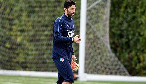 Gianluigi Buffon steht vor seinem Comeback für die italienische Nationalelf. 