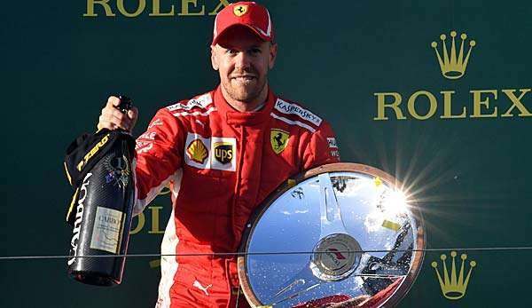 Sebastian Vettel gewann den Saison-Auftakt in Australien. 