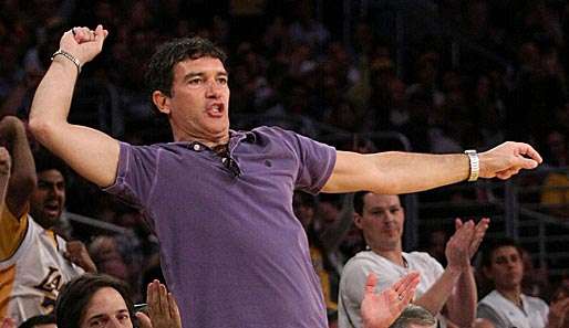 Antonio Banderas ist auch ein großer NBA-Fan
