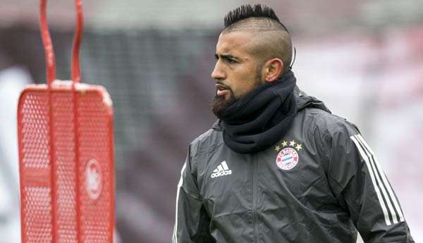 Arturo Vidal steht dem FC Bayern in Sevilla wieder zur Verfügung