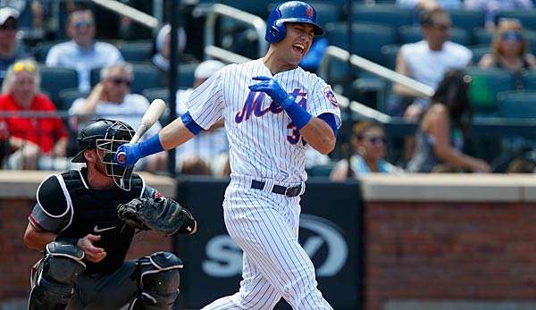 Michael Conforto verpasste mehrere Monate mit einer Schulterverletzung.