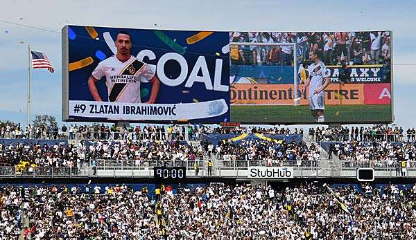 Zlatan Ibrahimovic' Trikots nach Traumdebüt bei LA Galaxy fast ausverkauft.