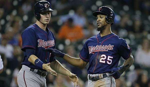 Max Kepler (l.) und Byron Buxton haben wohl Vertragsangebote der Minnesota Twins abgelehnt.