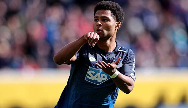 Serge Gnabry erzielte das 1:0 gegen den Hamburger SV.