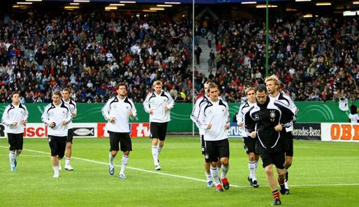 25.000 Zuschauer besuchten das öffentliche Training der Nationalmannschaft