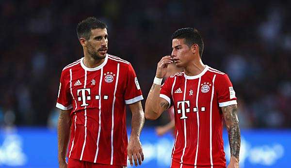 James Rodriguez und Javi Martinez sind nach dem Kampfspiel gegen Sevilla verletzt.