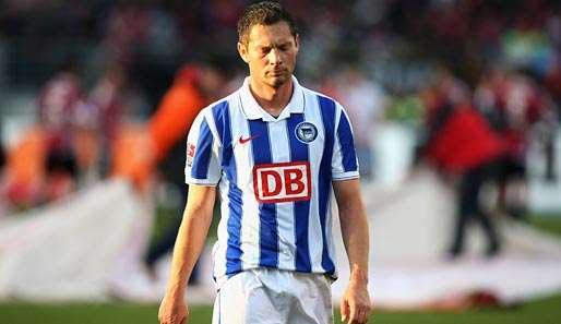 Wie Pal Dardai auf dem Weg zu den Fans gab die Hertha in Nürnberg ein trauriges Bild ab