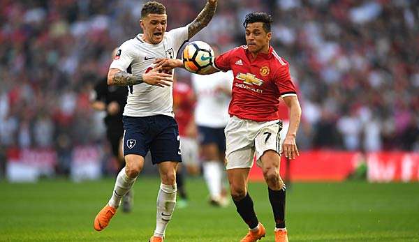 Manchester United hat Tottenham im Halbfinale geschlagen.