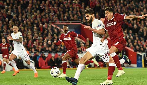 Die AS Rom hat das Hinspiel gegen den FC Liverpool verloren. 