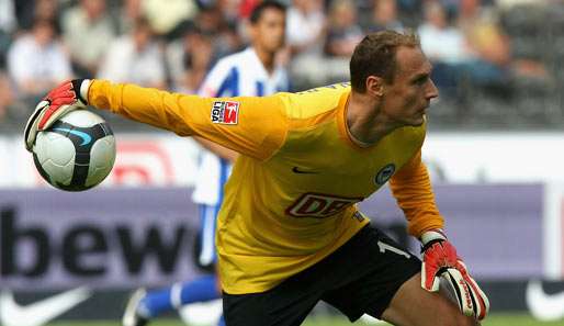 Stand bei 72 Bundesliga-Spielen der Hertha zwischen den Pfosten: Torhüter Jaroslav Drobny