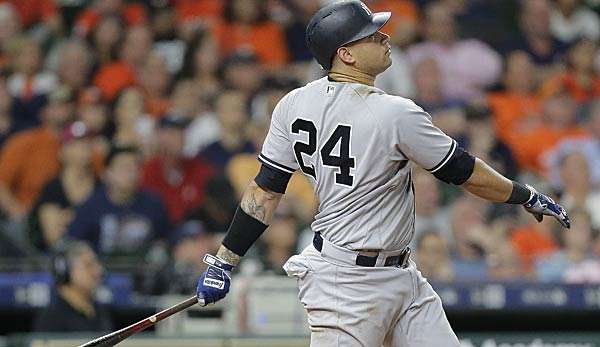 Gary Sanchez schlug einen 3-Run-Homerun zum Sieg für die Yankees kurz vor Schluss.