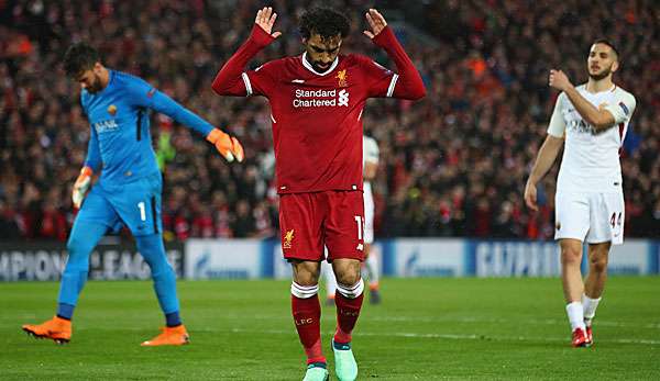 Mohamed Salah erzielte im Hinspiel zwei Tore gegen seine alte Liebe AS Rom.