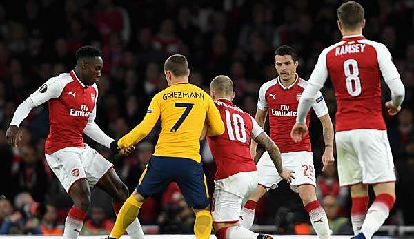 Der FC Arsenal trifft im Halbfinale der Europa League auf Atletico Madrid. 