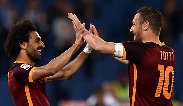 Mohamed Salah nennt Ronaldo und Totti als seine größten Idole. 