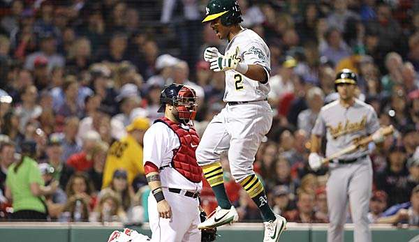 Die Oakland Athletics kamen zu einem recht unerwarteten Auftaktsieg im Fenway Park.