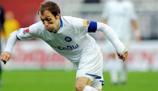 Alexander Iaschwili und der KSC stehen nach zehn Spielen nur drei Punkte vor dem Relegationsplatz