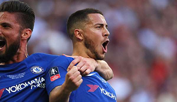 Eden Hazard verwandelte den entscheidenden Foulelfmeter eiskalt.