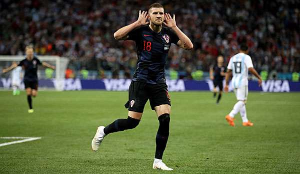 Ante Rebic erzielte das Führungstor für Kroatien.