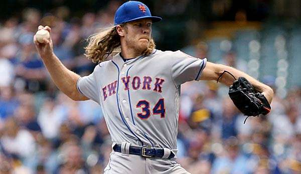 Noah Syndergaard hat sich eine Zerrung am rechten Zeigefinger zugezogen.