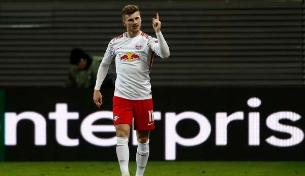 Timo Werner von RB Leipzig könnte der Ersatz für Robert Lewandowski werden