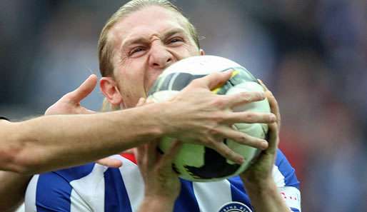 Andrej Woronin schoss für die Hertha in 27 Bundesliga-Spielen elf Tore   