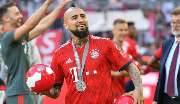 Arturo Vidal feierte mit dem FC Bayern München kürzlich die deutsche Meisterschaft.