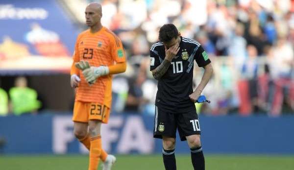 Lionel Messi vergab im Spiel gegen Island einen Elfmeter für Argentinien.