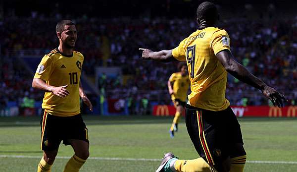 Sprühten nur so vor Spielfreude beim belgischen Kantersieg: Eden Hazard und Romelu Lukaku.