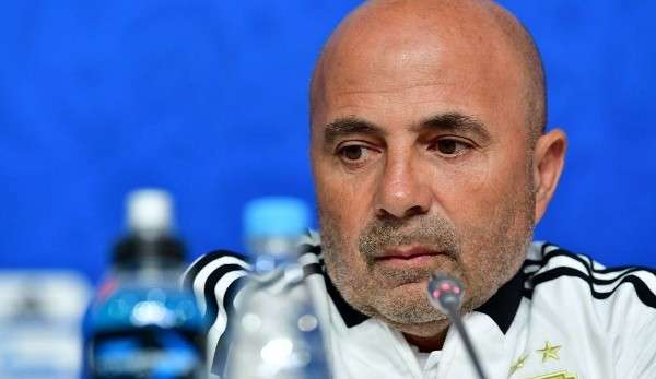 Jorge Sampaoli vom argentinischen Nationalteam geht zuversichtlich in das Finale gegen Nigeria.