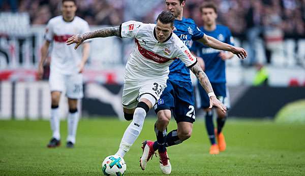 Daniel Ginczek erzielte in der abgelaufenen Saison sieben Tore für den VfB.