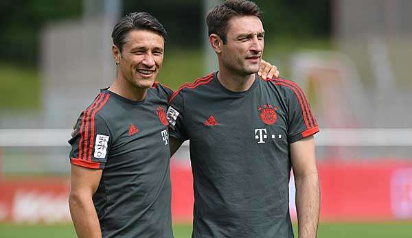 Niko Kovac und Robert Kovac bilden das Trainerduo beim FC Bayern München. 