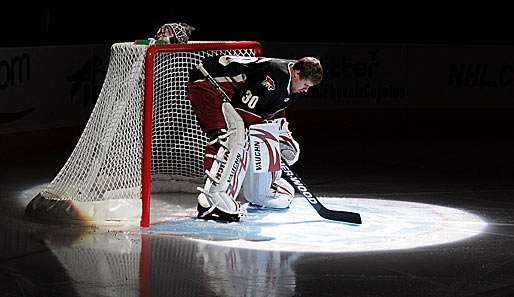 Die Phoenix Coyotes um Goalie Ilya Bryzgalov sind pleite