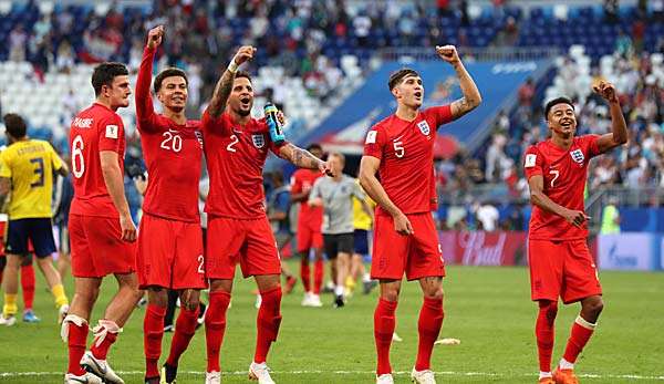 Die englische Nationalmannschaft steht gegen Kroatien im WM-Halbfinale.