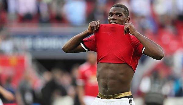Paul Pogba scheint in Manchester United nicht glücklich zu sein. 