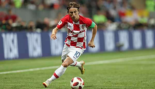 Luka Modric wurde als Spieler der WM 2018 ausgezeichnet. 