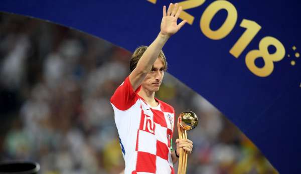 Luka Modric wurde als bester Spieler der WM 2018 ausgezeichnet.