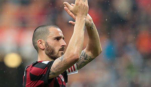 Leonardo Bonucci könnte Milan in Richtung Paris verlassen. 