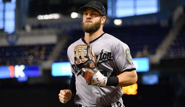 Bryce Harper hat bisher seine ganze Karriere für die Washington Nationals gespielt.